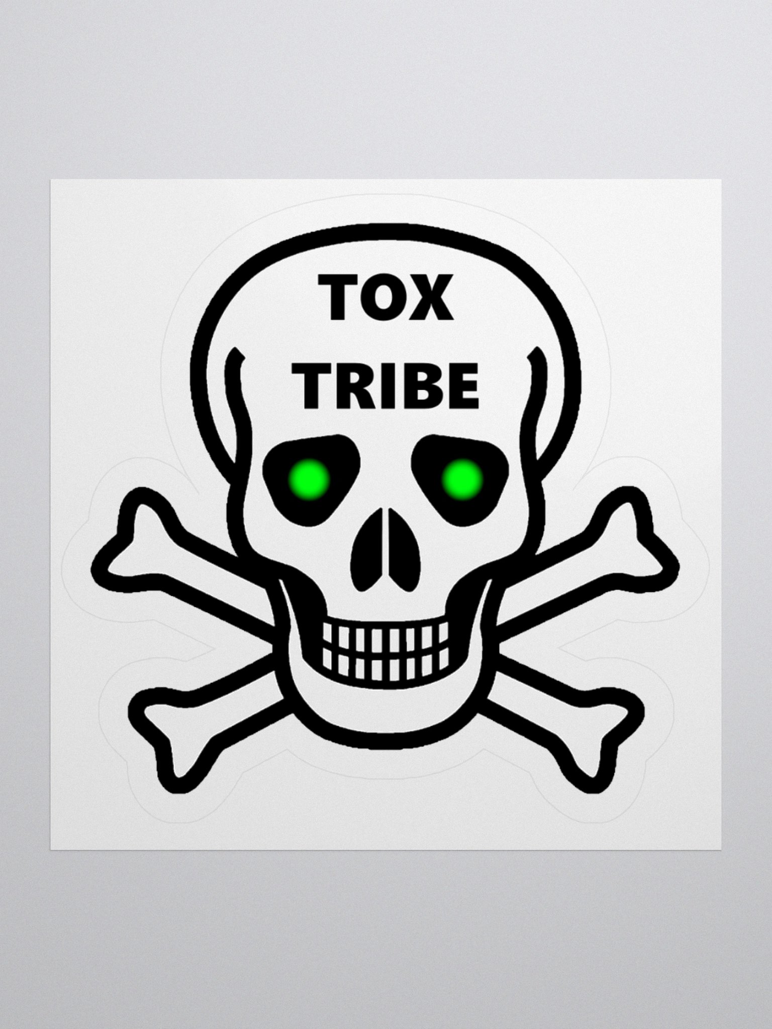 Toxic Skull Sticker product image (1)