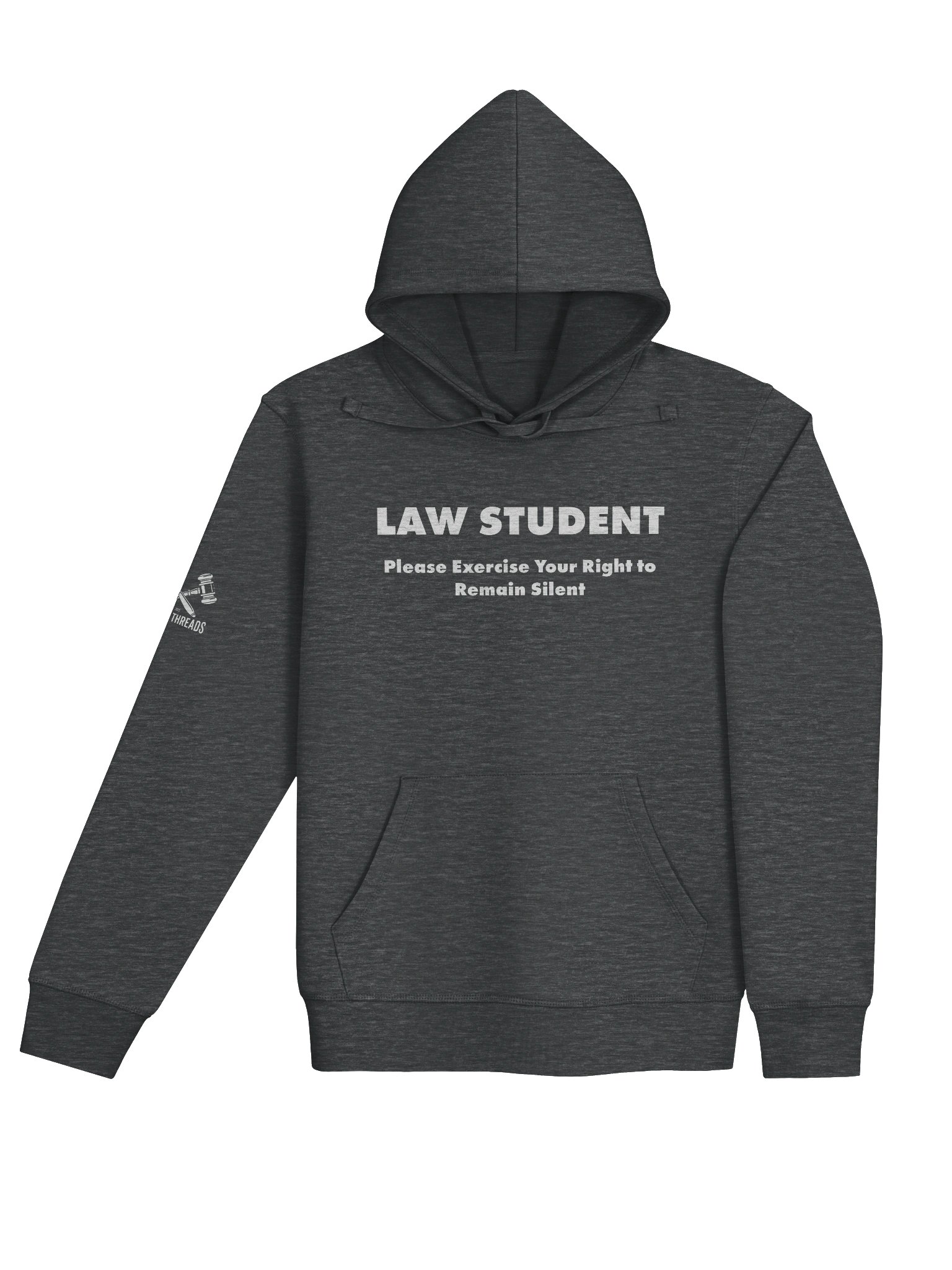 Law Student - Hoodie - Remain Silent product image (5)