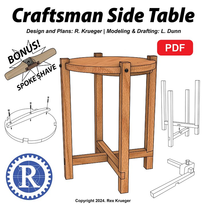 Craftsman Side Table (And Spoke Shave) product image (1)
