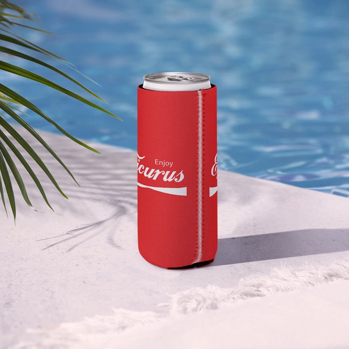 Enjoy Epicurus (Coozie Can Cooler by Sublicolor) product image (2)