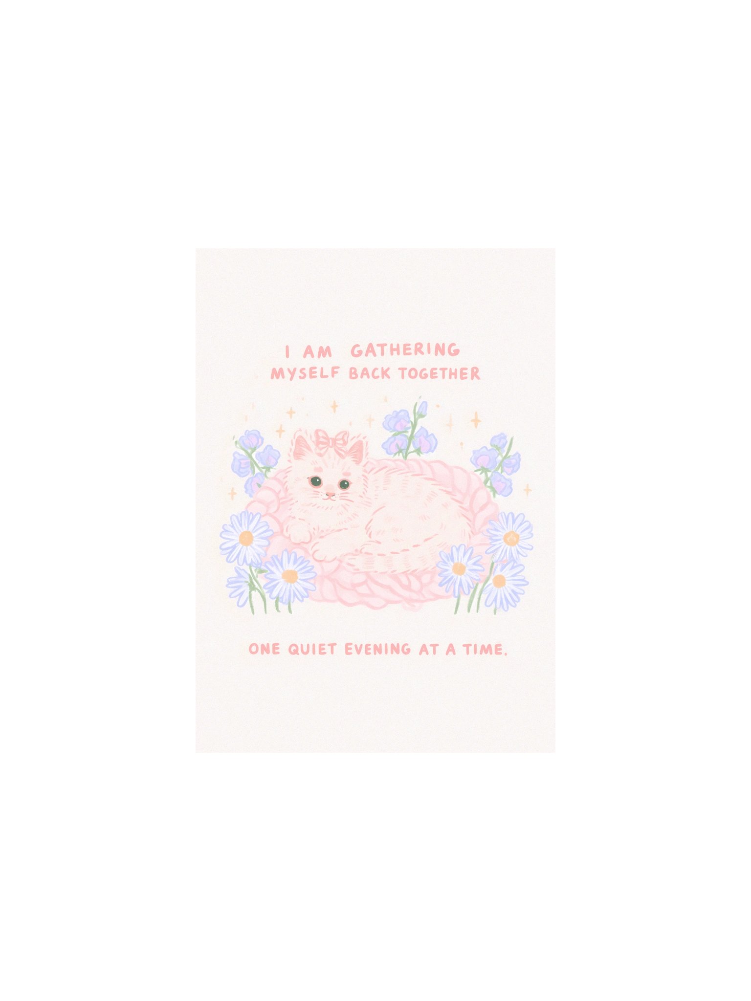 Gathering Myself Back Together Cat Poster product image (7)
