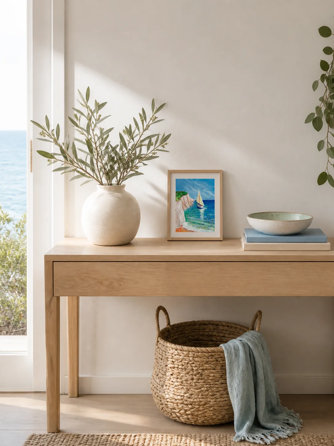 Sailboat by the Cliffs — Art Print product image (2)