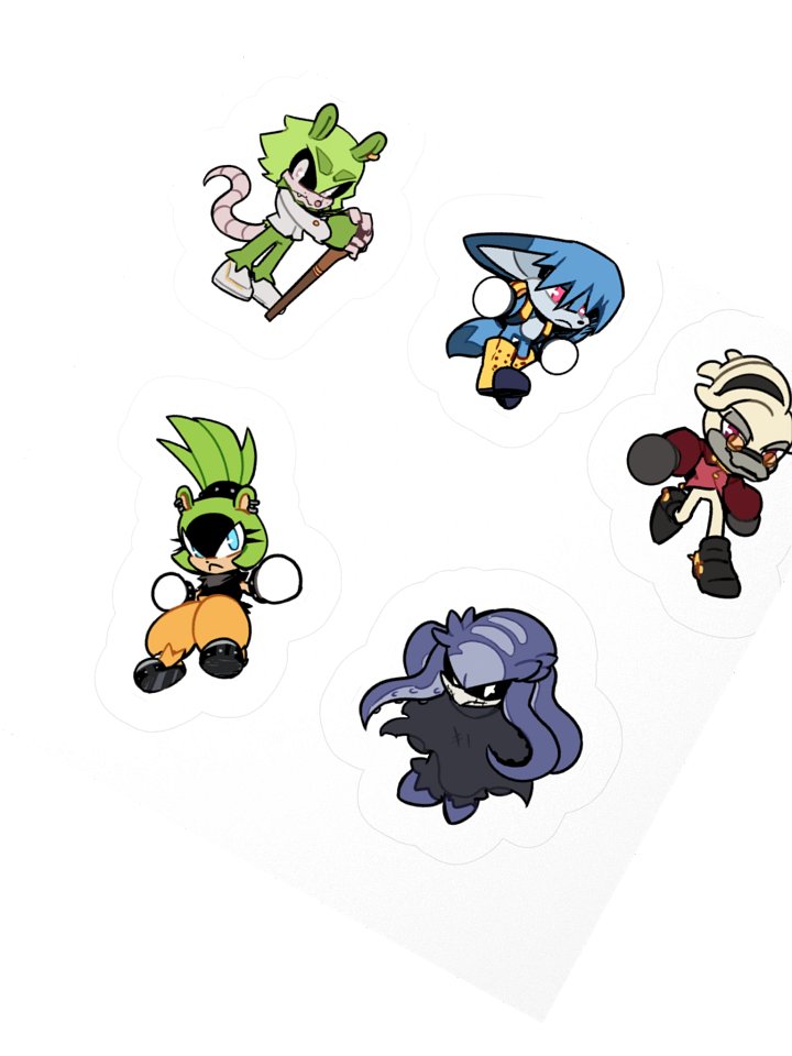 IDW Sonic Bad guys stickers product image (4)