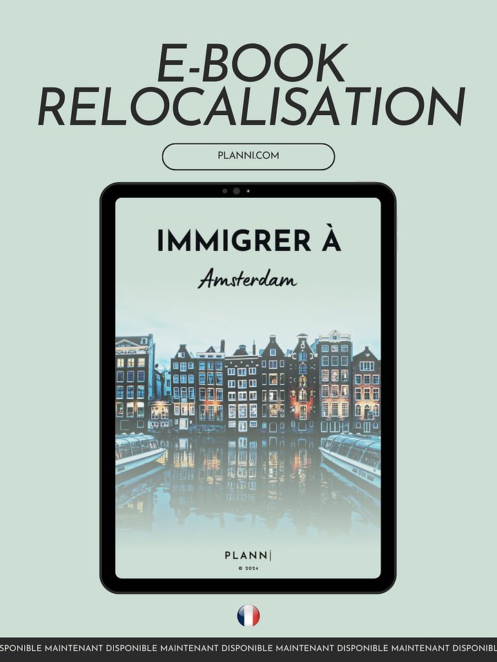 E-book Relocalisation - Immigrer à Amsterdam FR | PLANNI product image (1)