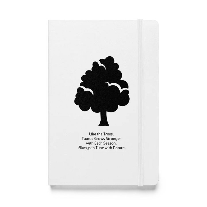 Trees & Taurus - Hardcover Notebook. product image (1)