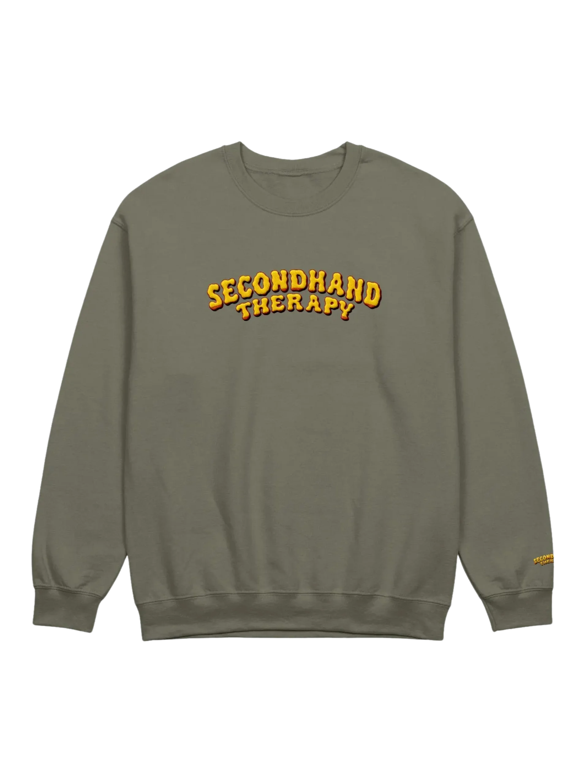 Throwback Crewneck (Olive) product image (1)