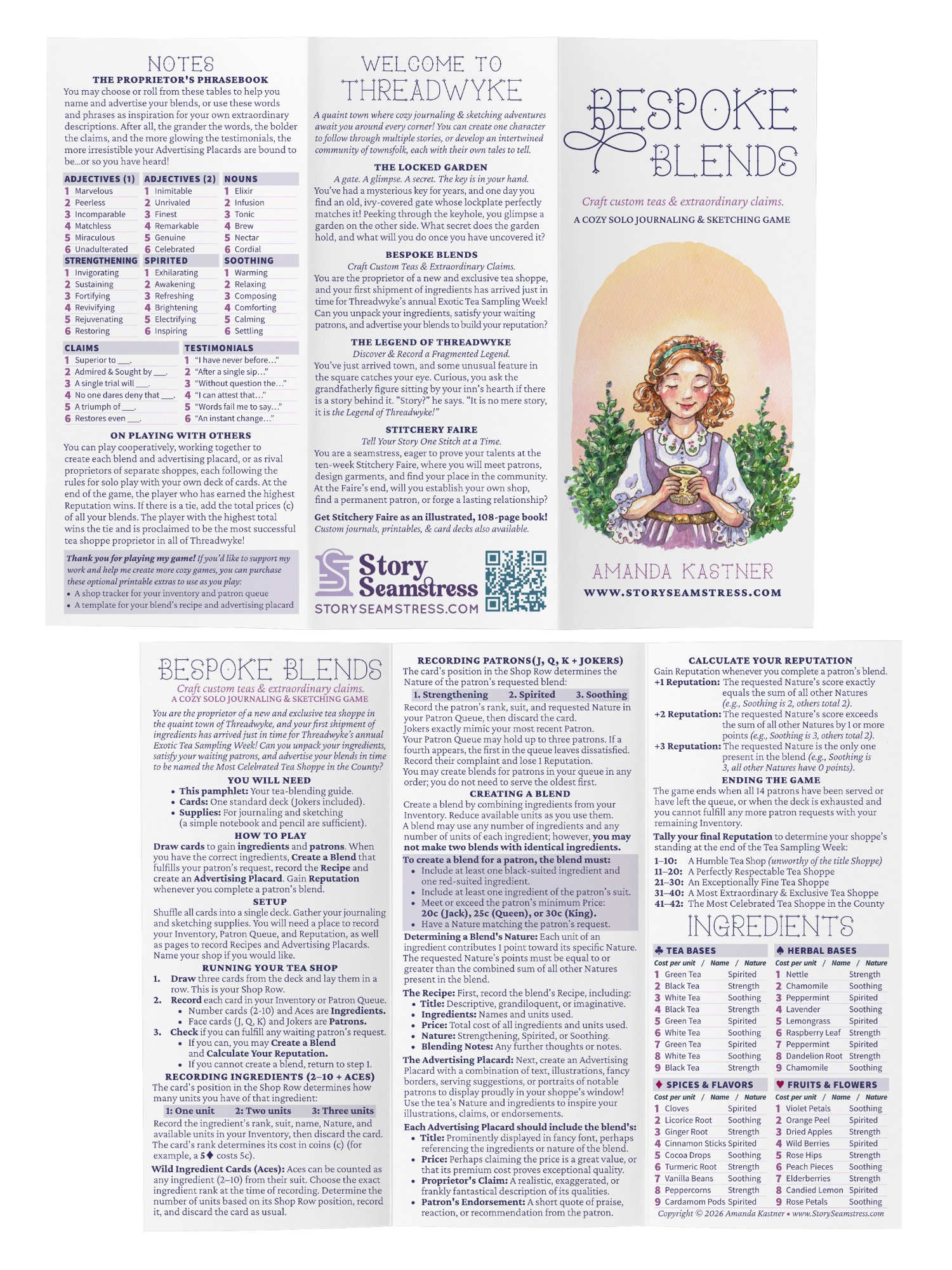 Threadwyke Collection +EXTRAS: One-Page Journaling Games (PDF) product image (6)