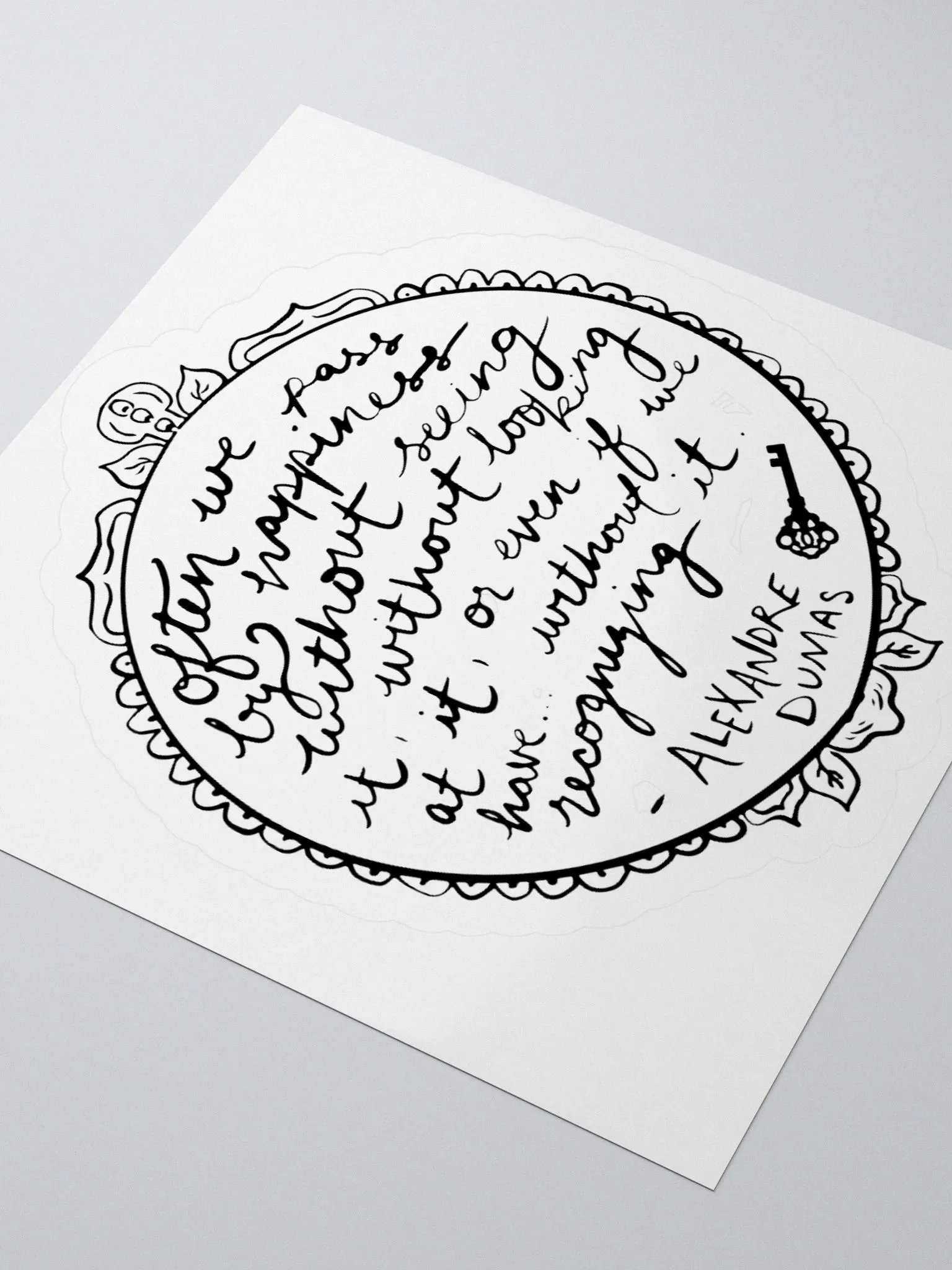 "Recognize Happiness" Sticker product image (3)