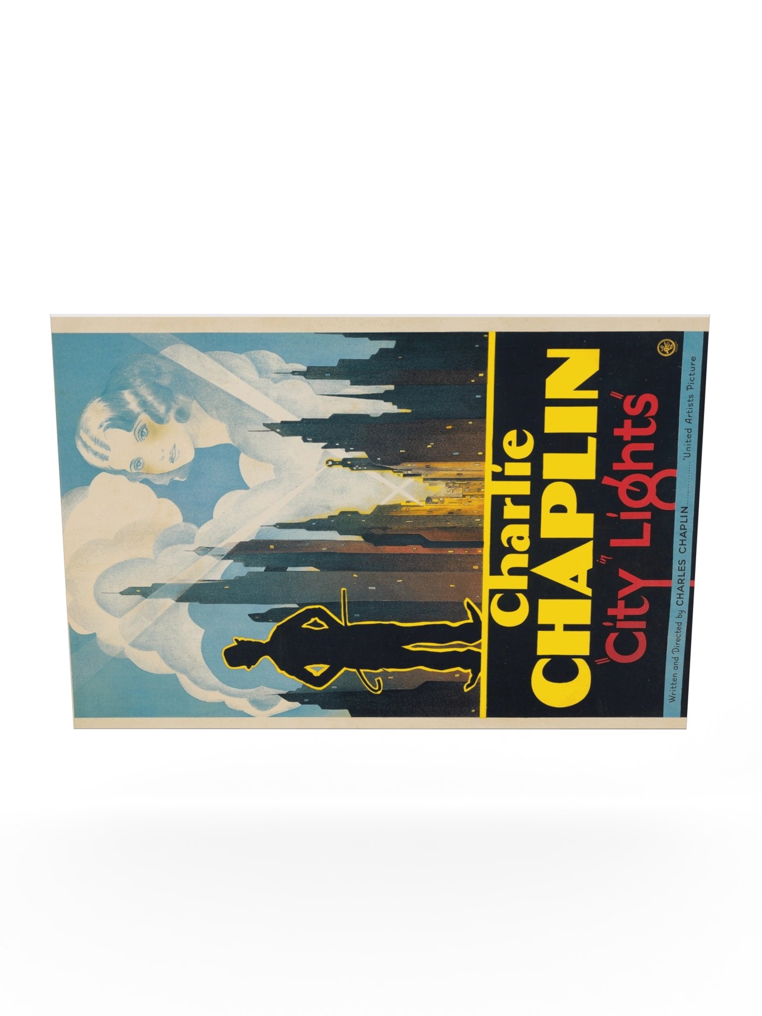 City Lights (1931) – Charlie Chaplin Vintage Movie Poster product image (20)
