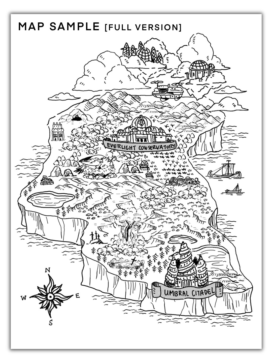 Simple Fantasy Map Stickers [FULL VERSION] product image (5)