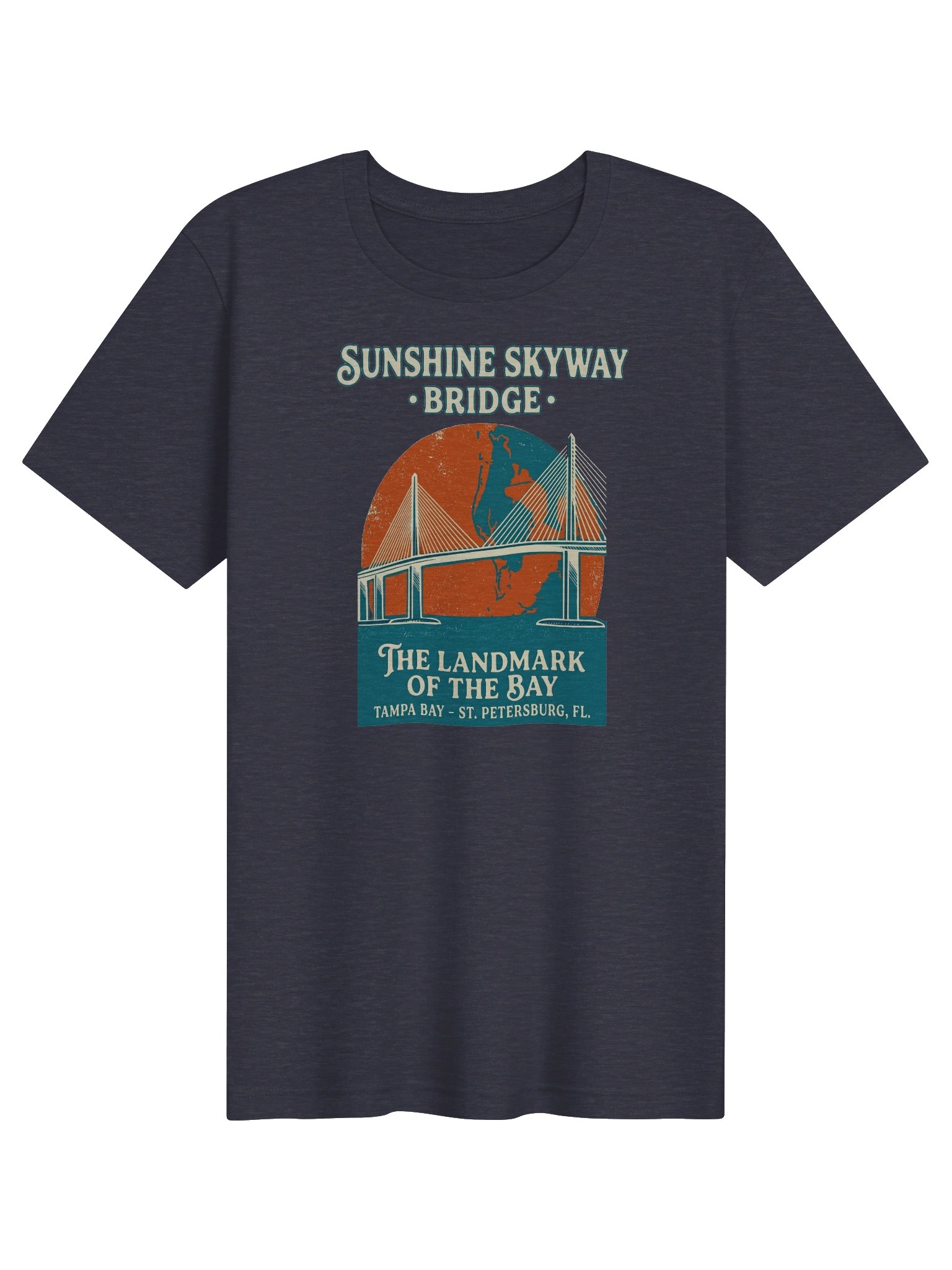 Sunshine Skyway The Landmark of the Bay Tee product image (51)