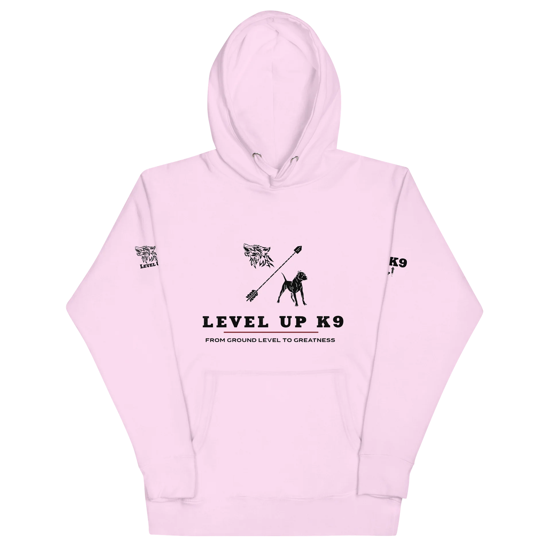 Level-UP K9 Standard Hoodie ( Lavender ) product image (2)