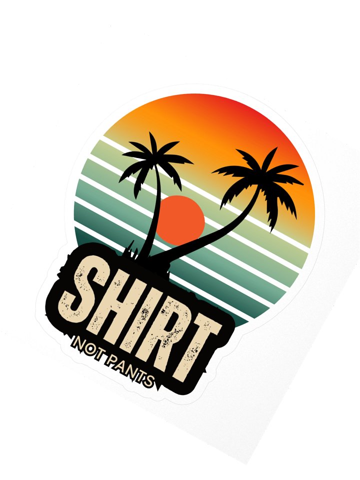 Sunset Silhouette Kiss Cut Stickers product image (2)