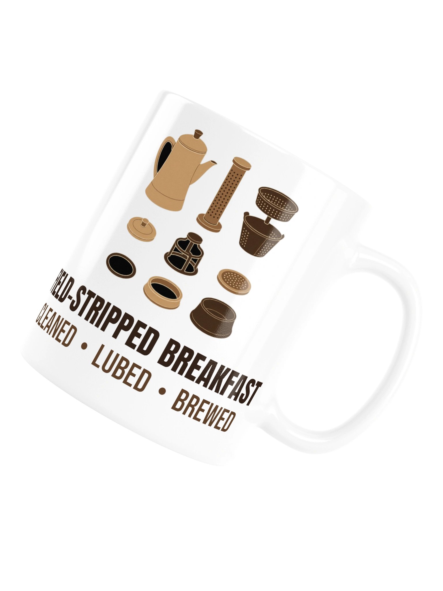 Field Stripped Breakfast Mug product image (6)