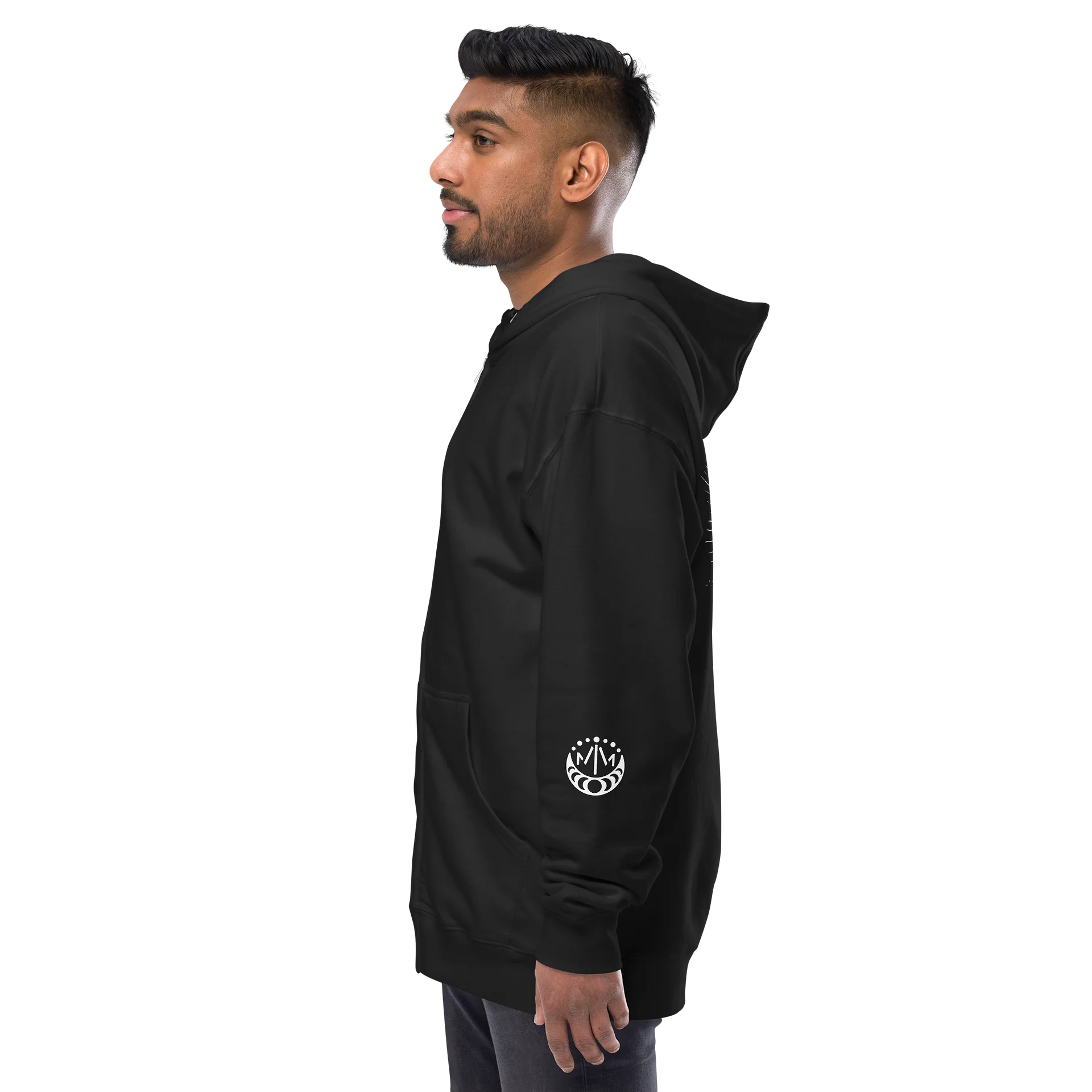 𝖆𝖗𝖎𝖆 fleece zip-up hoodie product image (4)