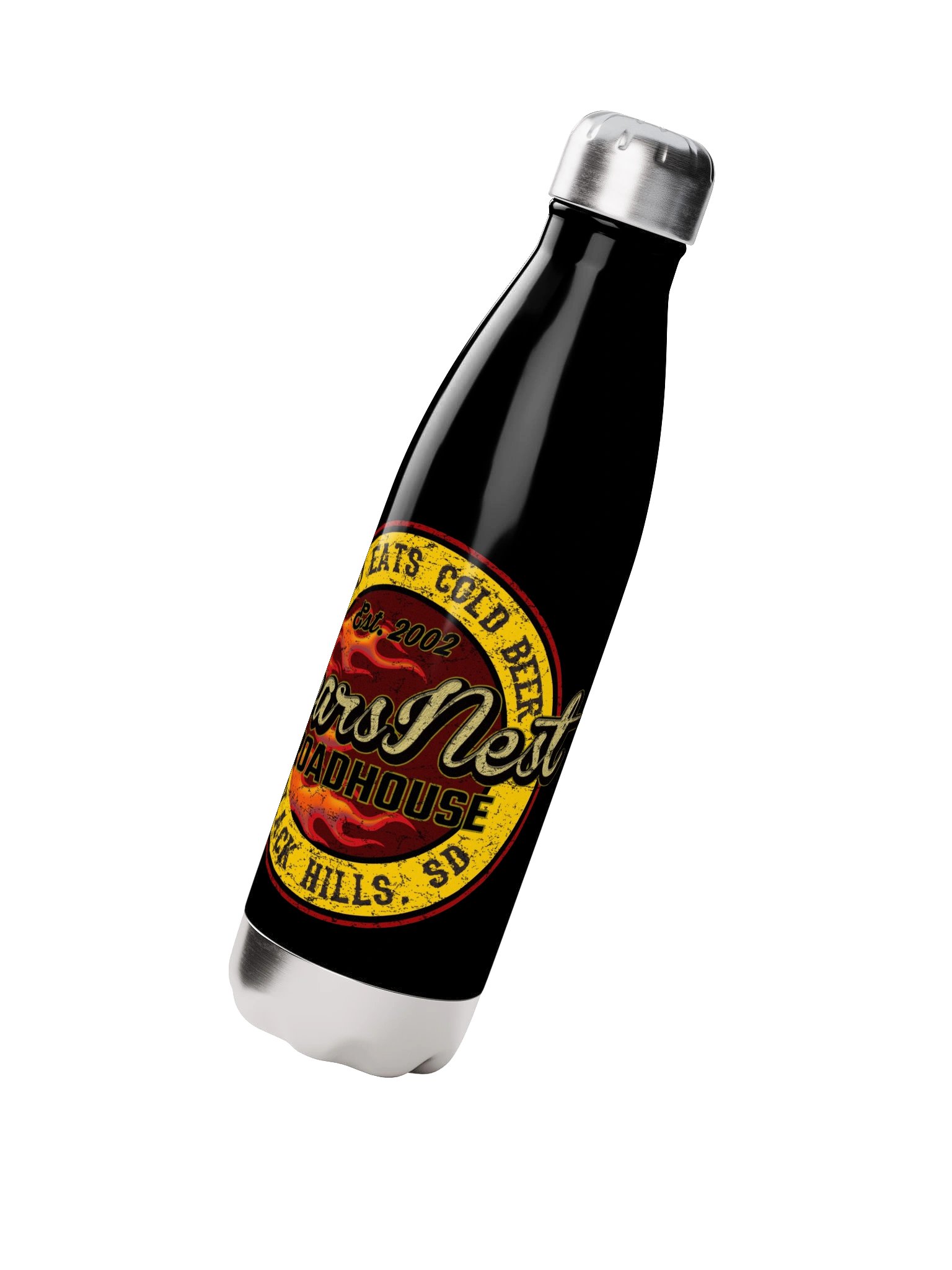 Flame Logo Stainless Steel Water Bottle product image (4)