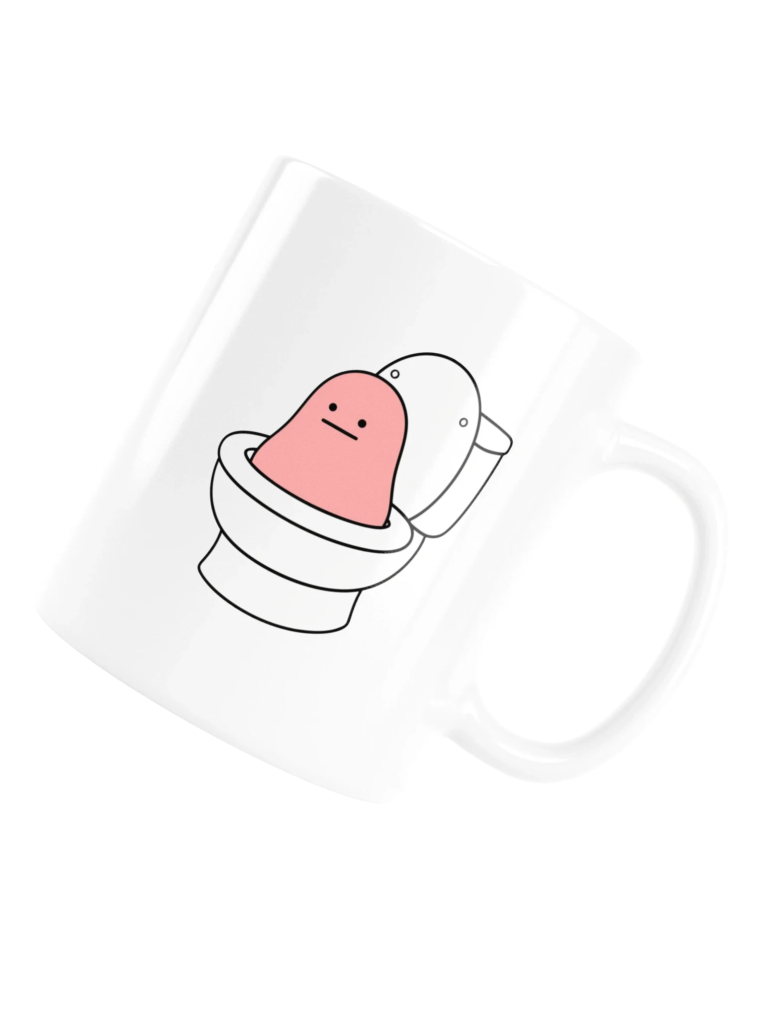 Toilet Meat Glossy Mug thumbnail 6