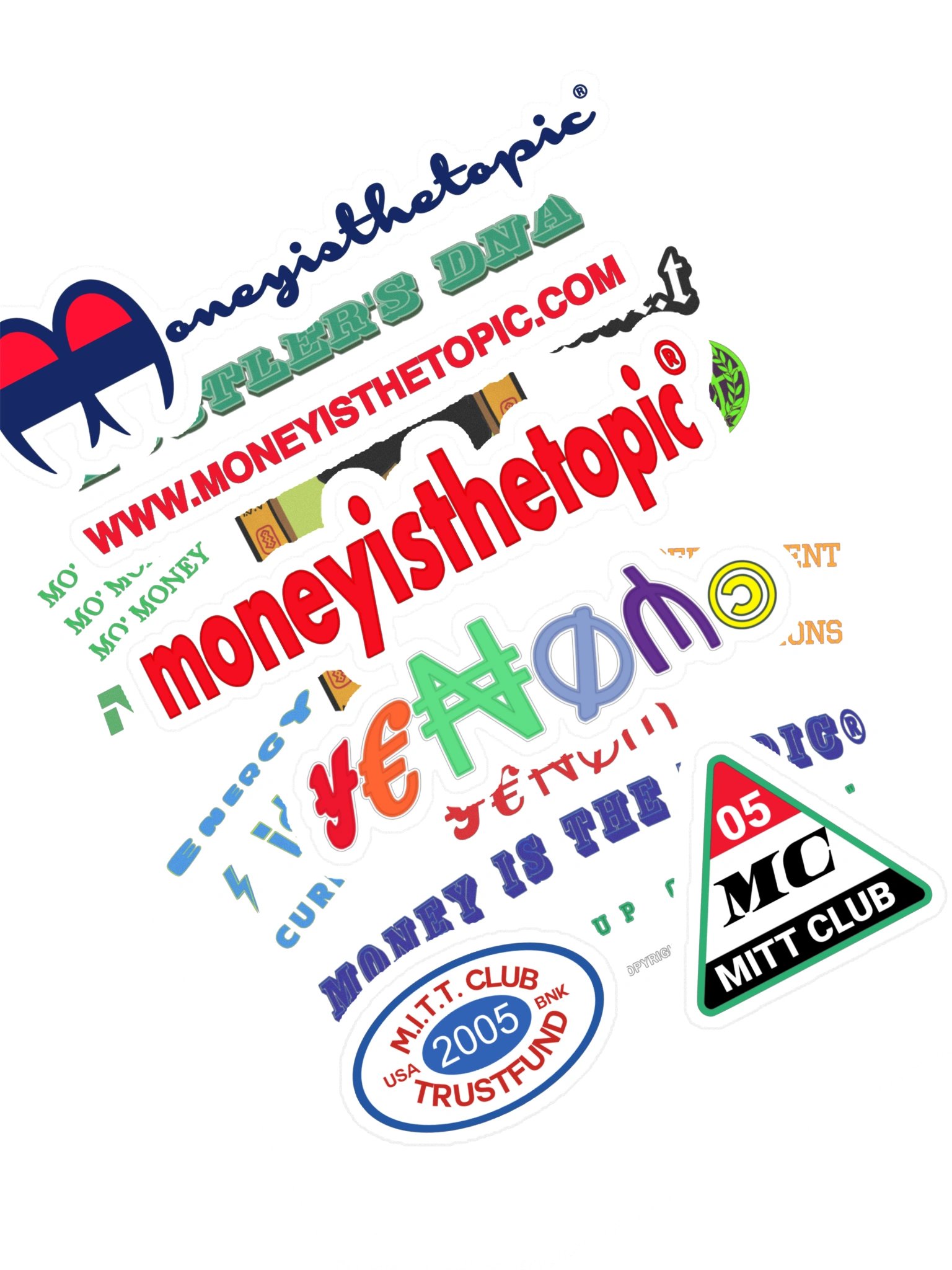 Money Club Stickers Sheet for All Ages product image (1)