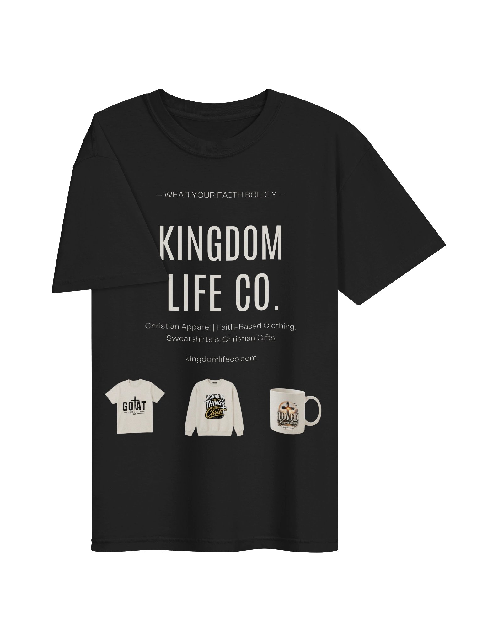 Kingdom Life Co. Christian Apparel | Faith-Based Clothing, Sweatshirts & Christian Gifts | kingdomlifeco.com product image (4)