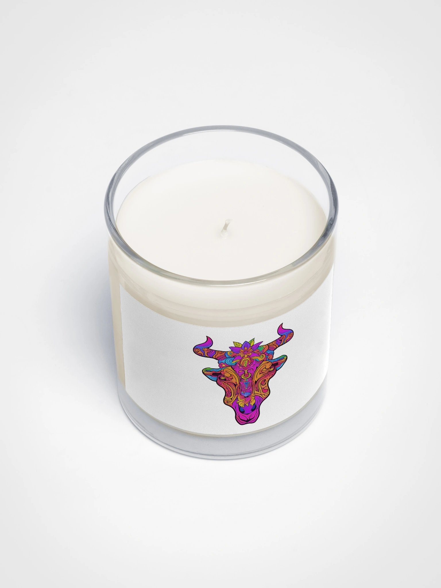 Neon Bull Skull - Soy Candle product image (4)