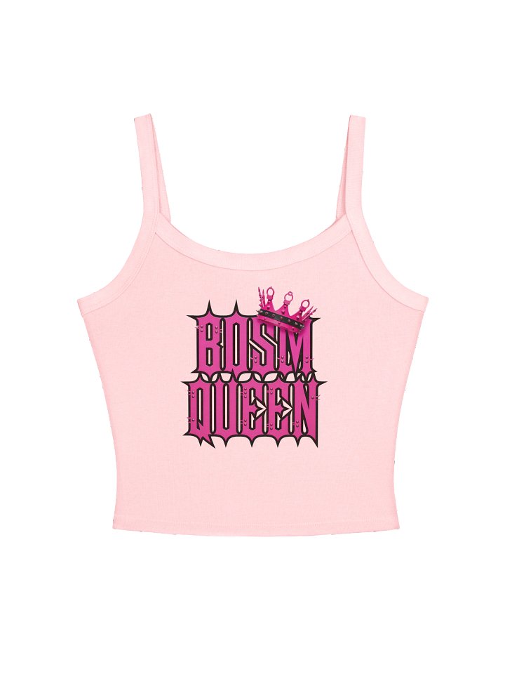 BDSM Queen – Damen Spaghetti Strap Crop Top product image (2)
