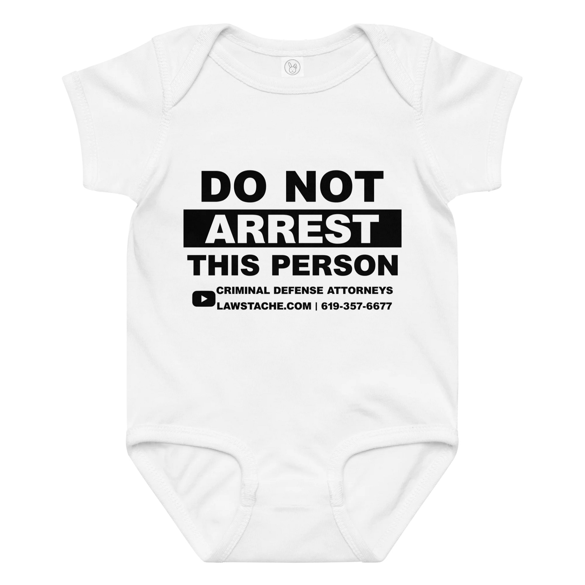 Do Not Arrest This Baby - Onesie - WHT product image (1)