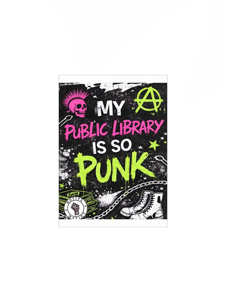 My Public Library Is So Punk – 5x7 Art Print product image (1)