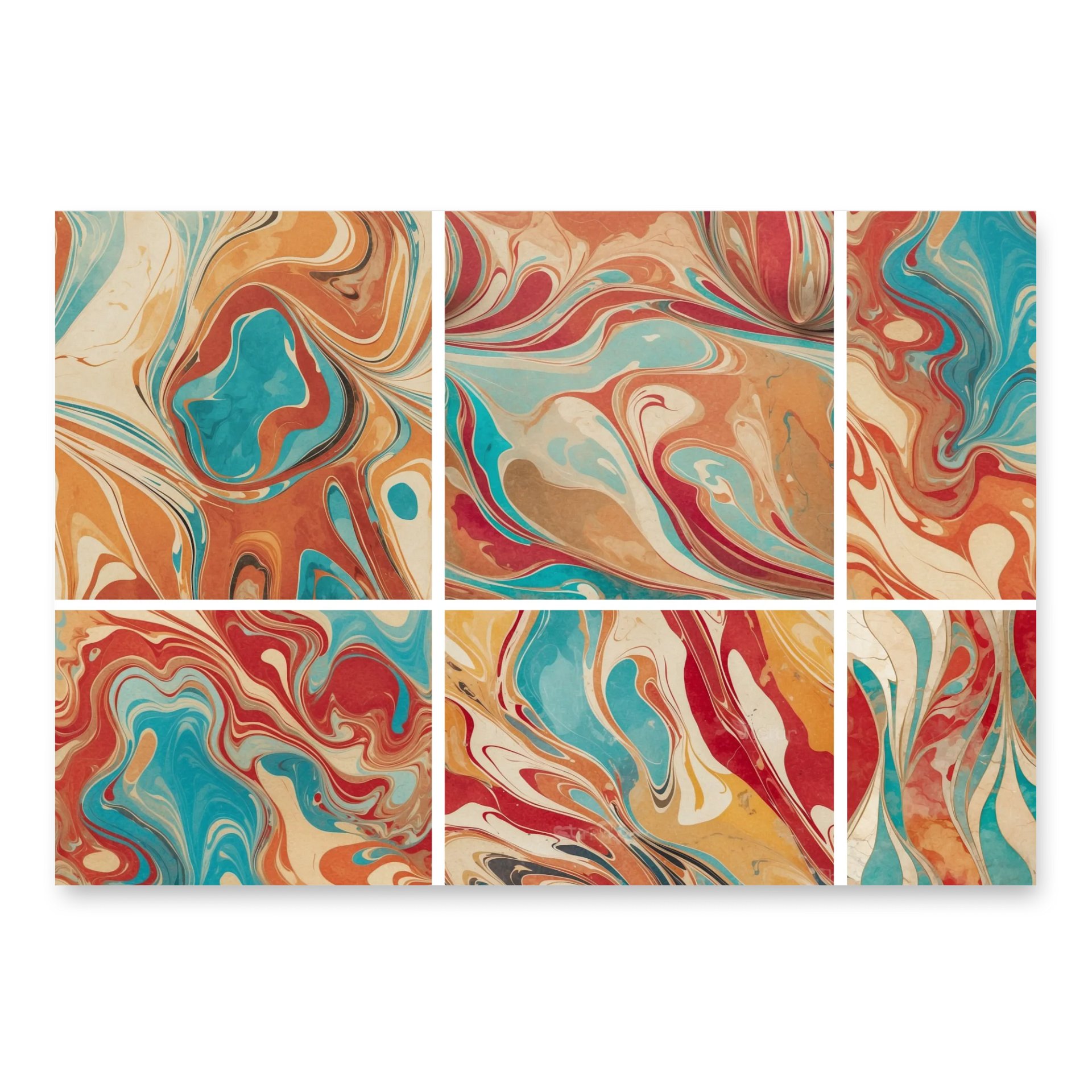 Edward Martin Mixed Media Collage Sheets No.776-Set of 3 Different Papers product image (3)
