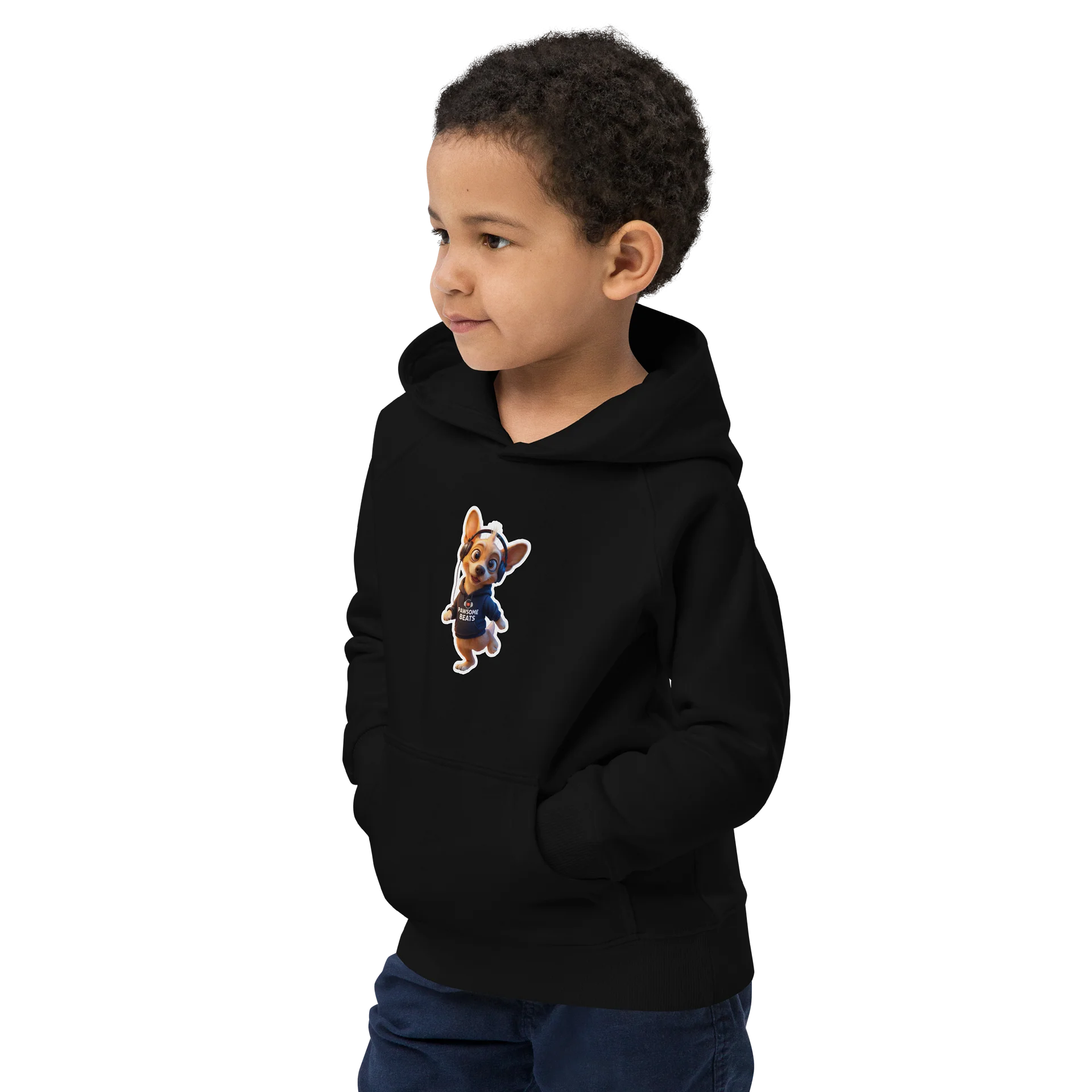 Pawsome Beats Kids Eco Hoodie product image (3)