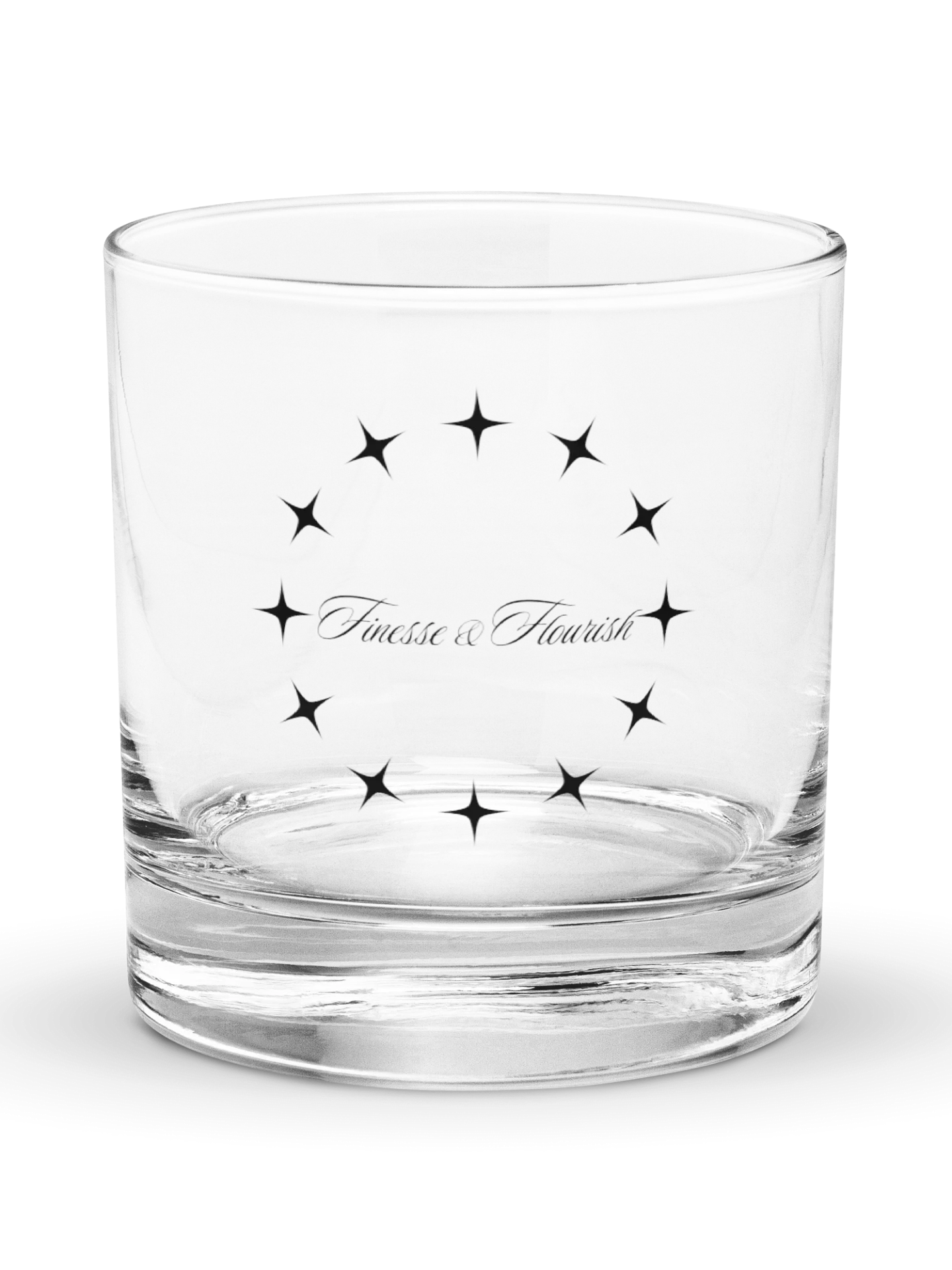 F&F Star Dial Rocks Glass Set product image (1)