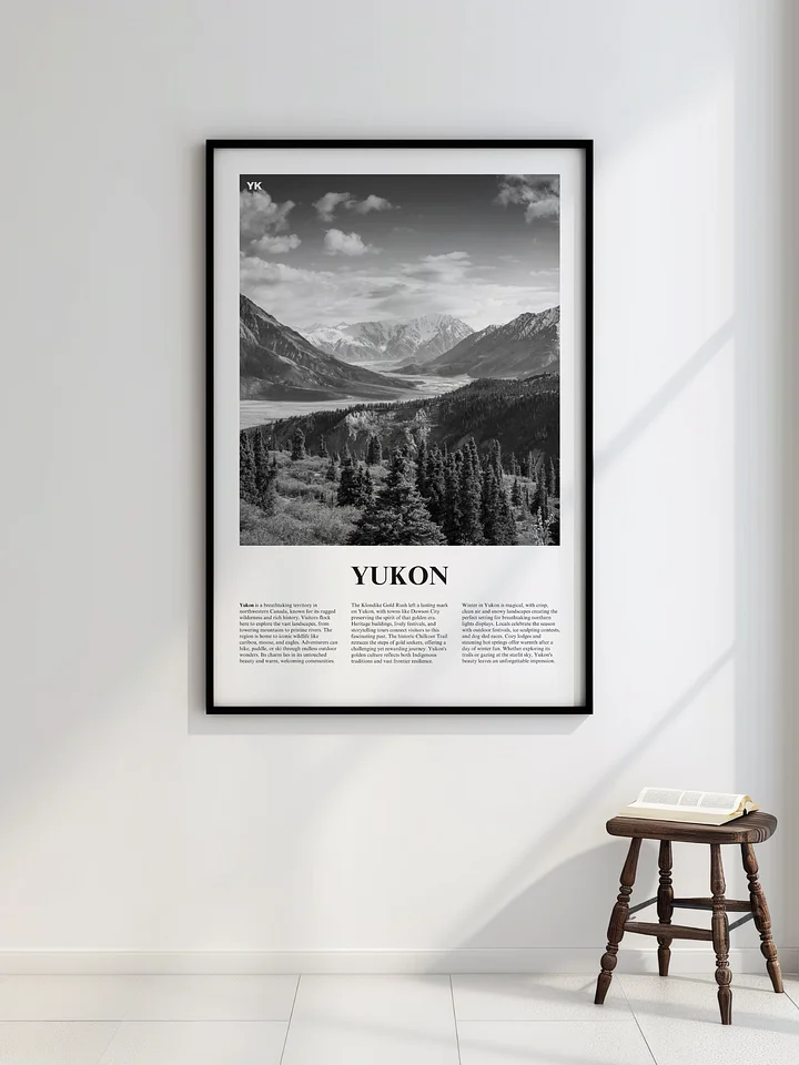 Yukon 01 Newspaper Poster | Framed product image (7)