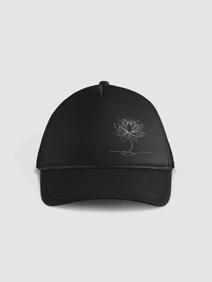 Lotus Flower Foam Trucker Hat product image (1)