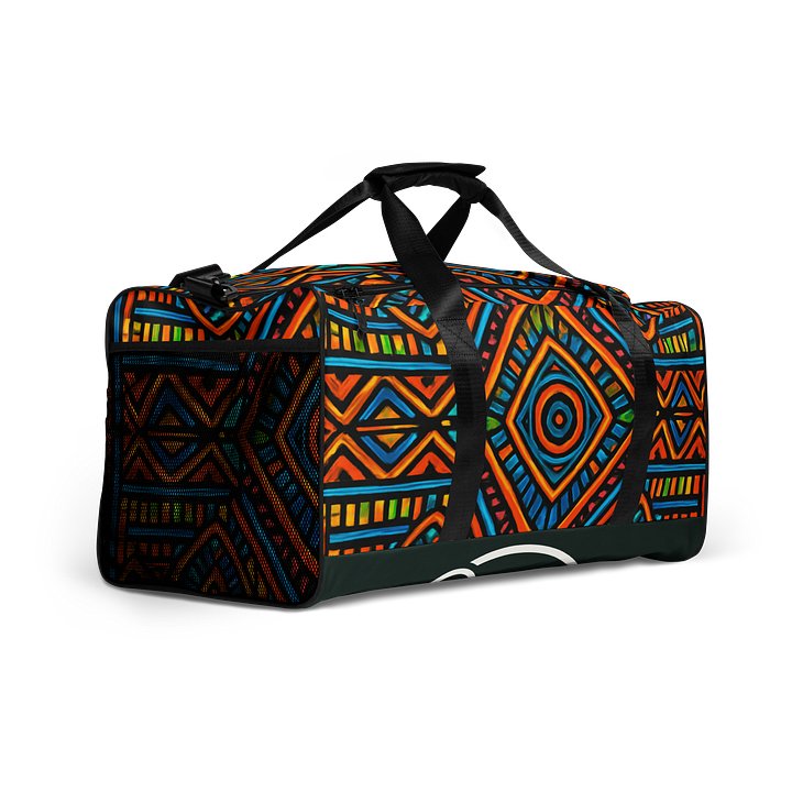 Vibrant Geometric Symphony Duffle Bag product image (2)