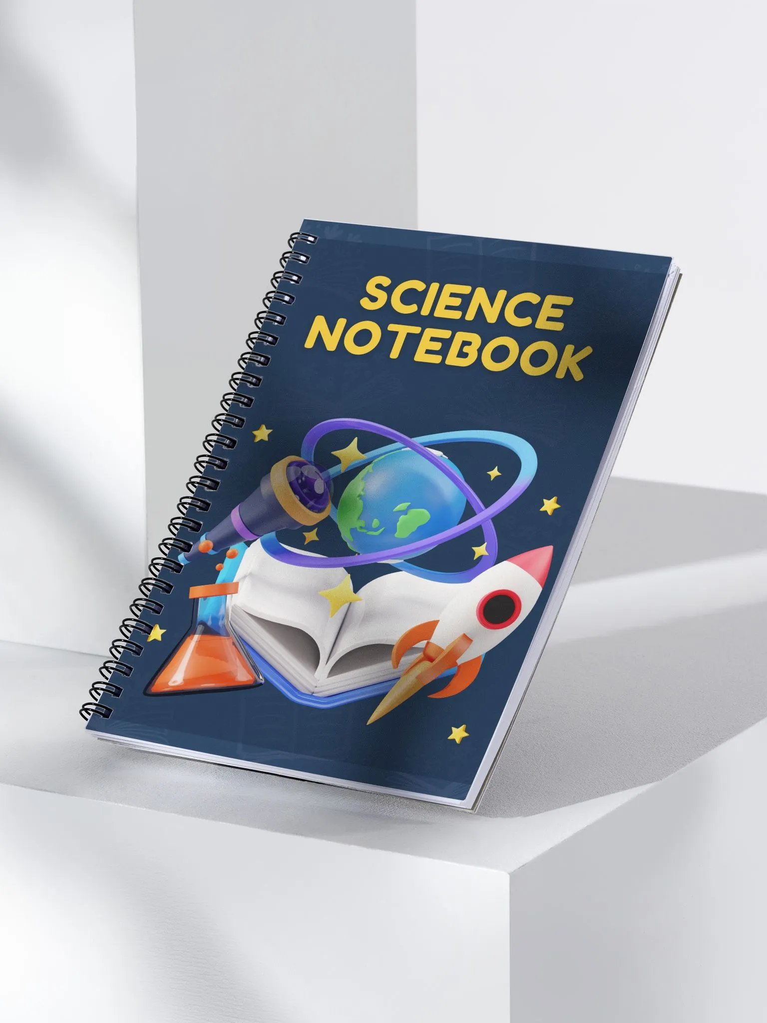 Cosmic Science Spiral Notebook product image (3)