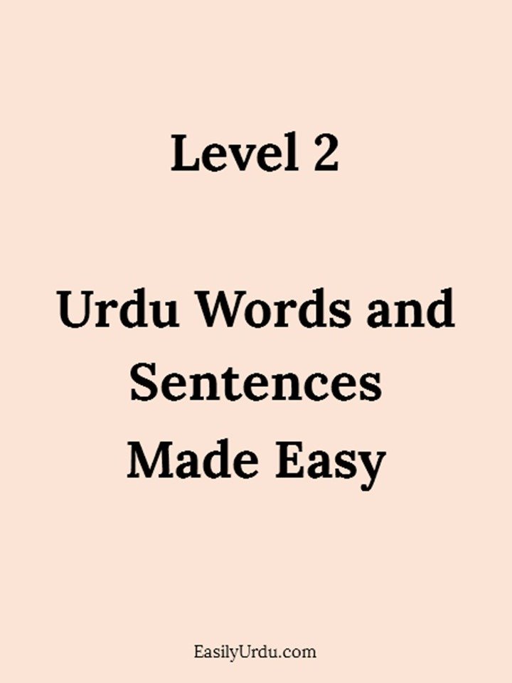 Writing Worksheets - Urdu Words and Sentences product image (1)