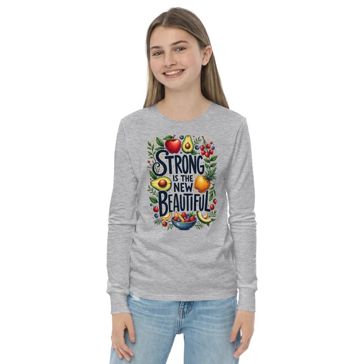 Strong is the New Beautiful Youth Long Sleeve Tee product image (9)