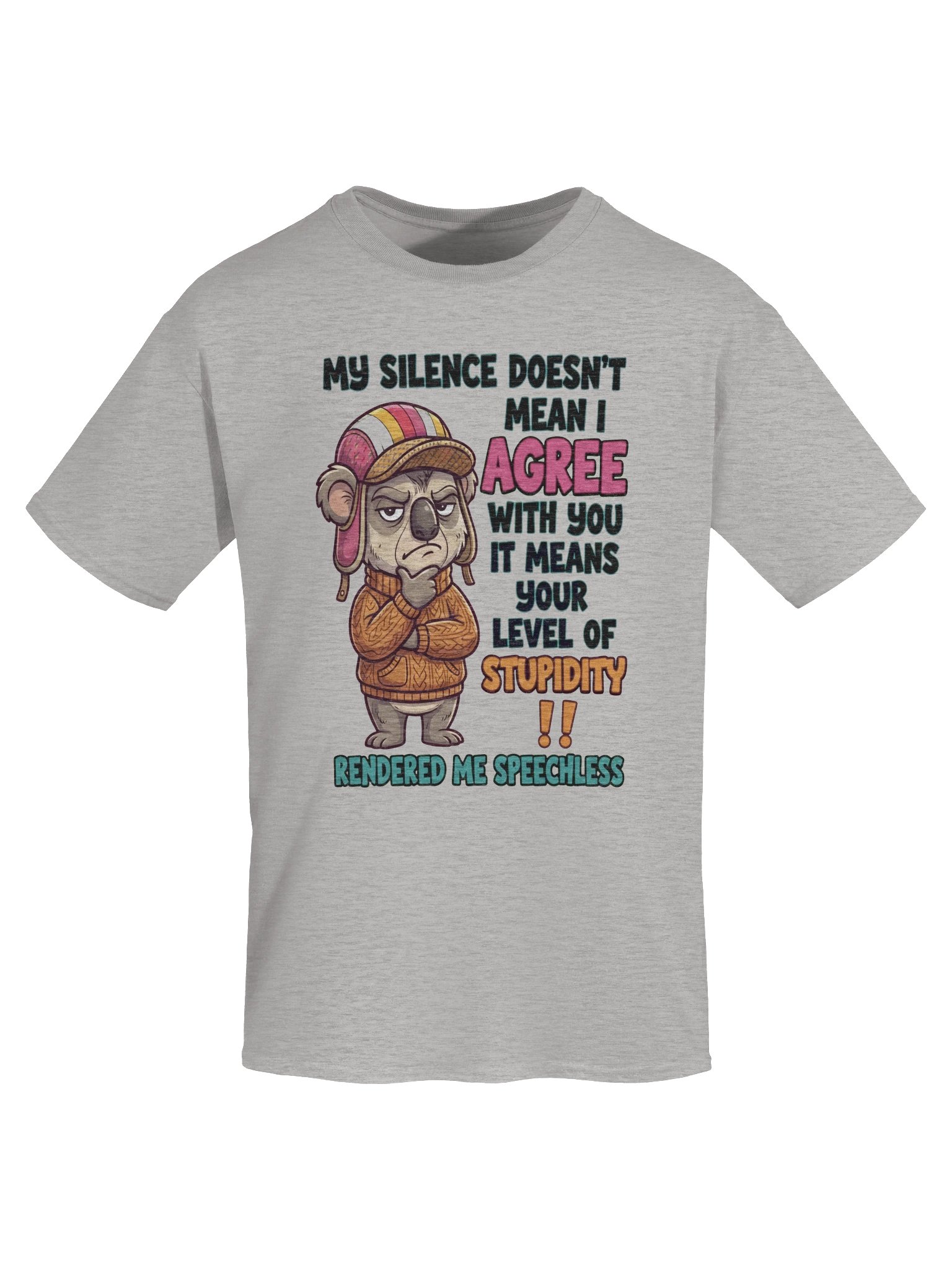 "My Silence" Sarcastic Koala Graphic Tee product image (5)