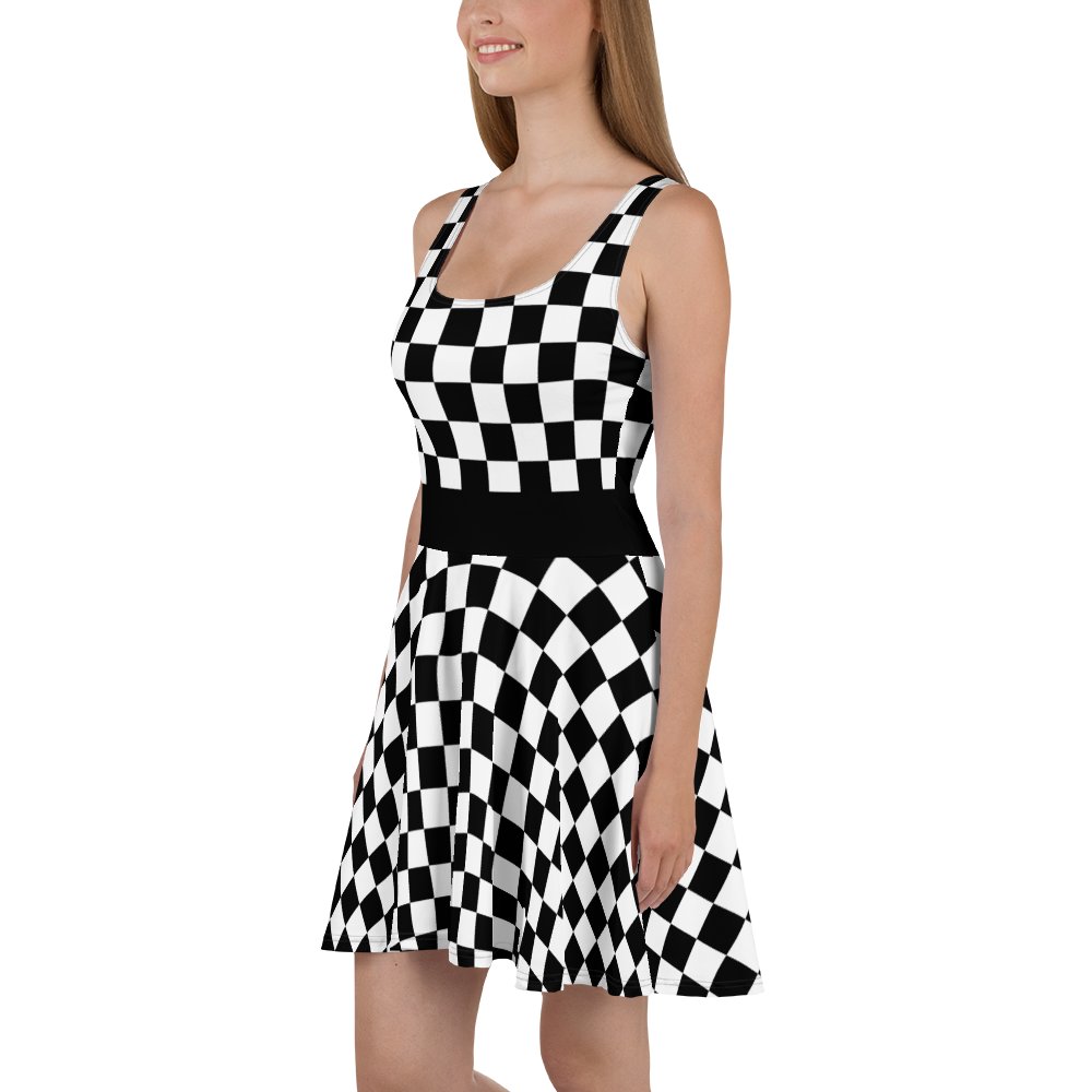 Checkered Skater Dress product image (2)