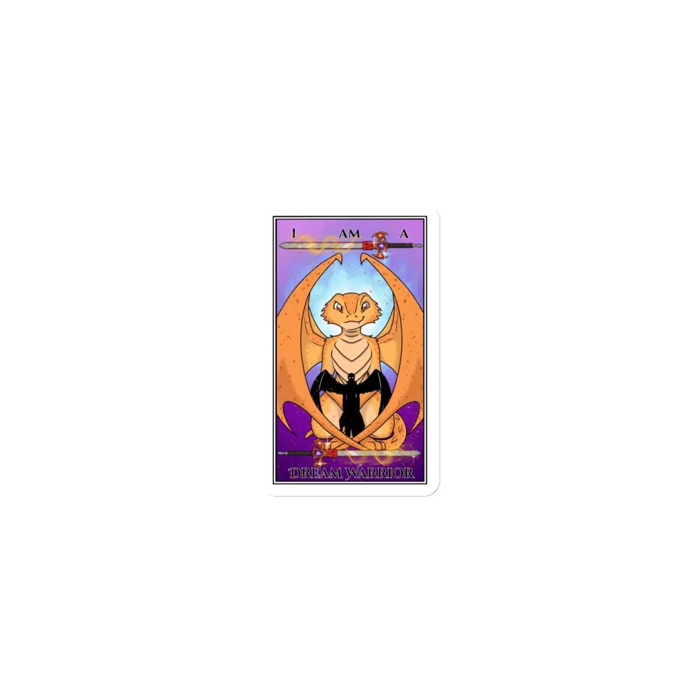 Day of the Dragon "Strength" Tarot Card Magnet product image (1)