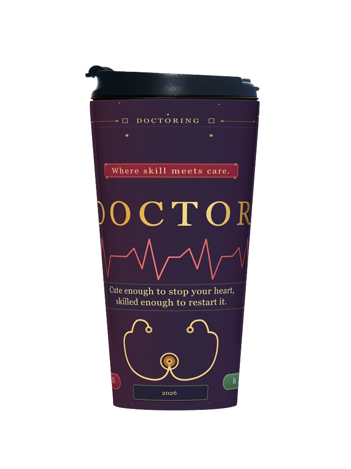 Doctor Travel Coffee Mug 15oz – Personalized Medical Stainless Steel Gift product image (1)