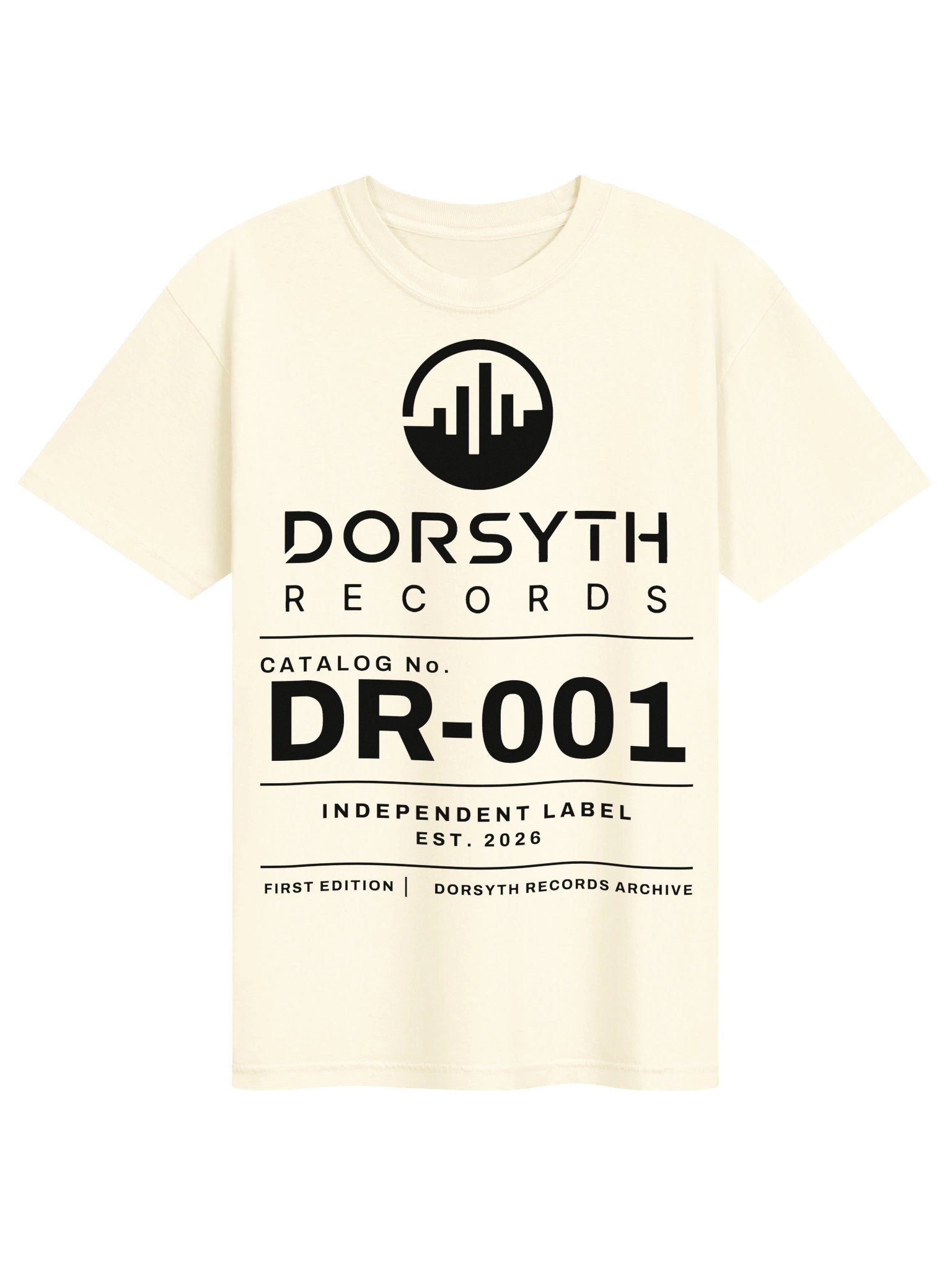 Dorsyth Records — Catalog Tee / 2026 Edition product image (1)