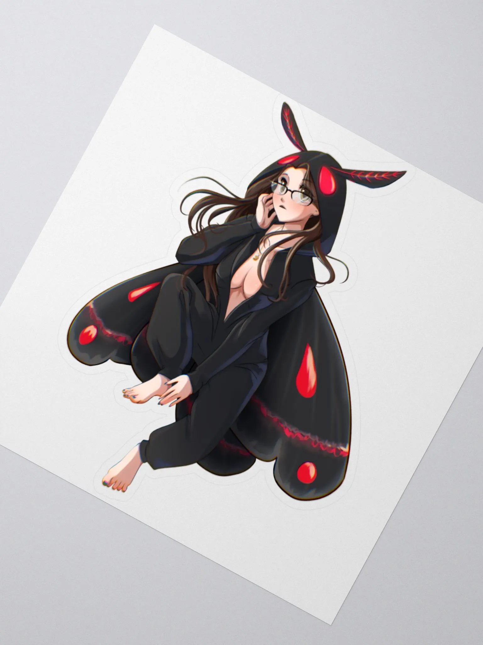 Mothman Whovie Sticker product image (2)