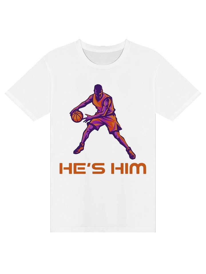 HE'S HIM Basketball Player Silhouette T-Shirt product image (1)