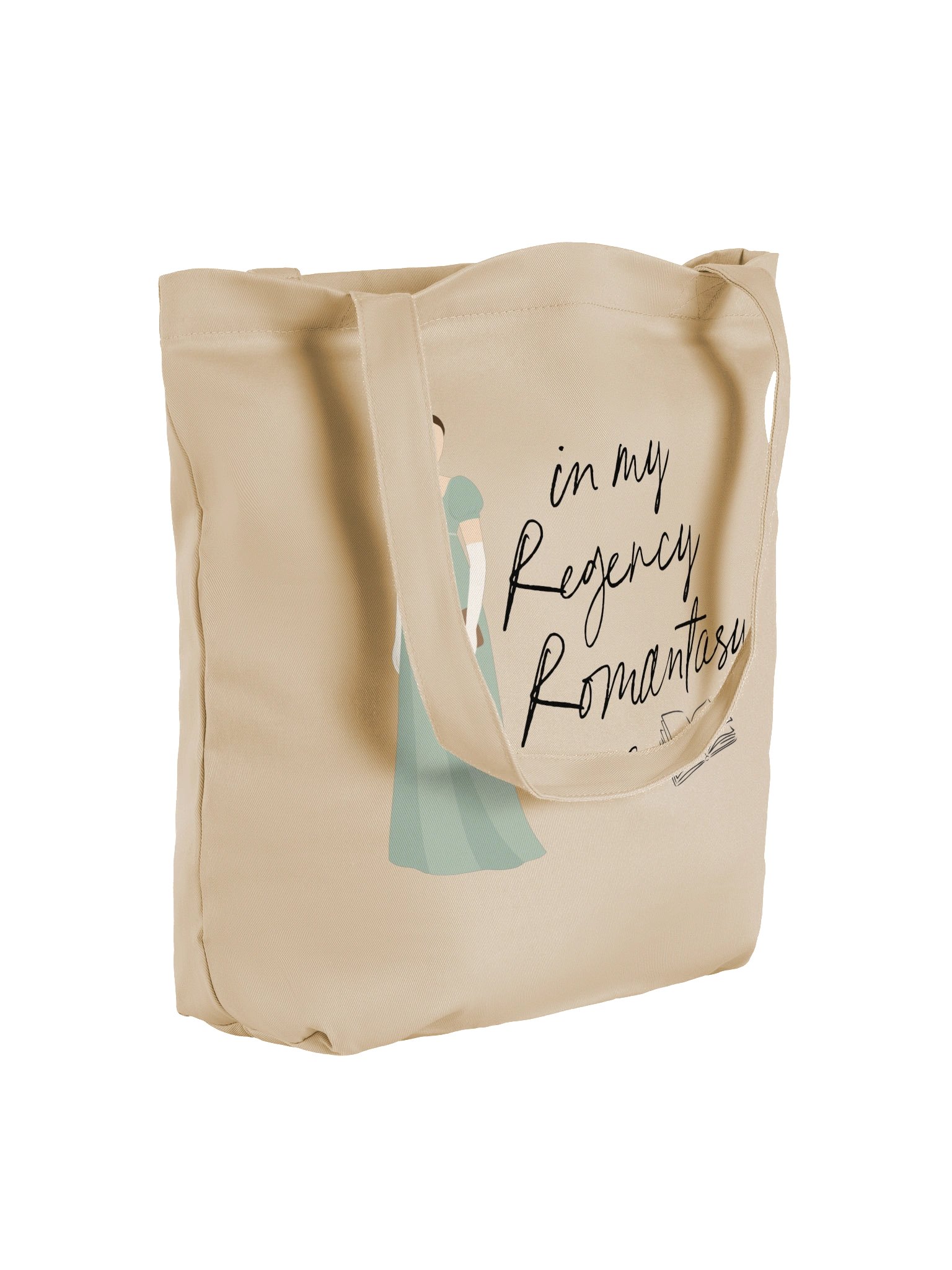 Regency Romantasy Era Econscious Tote Bag | GREEN product image (4)