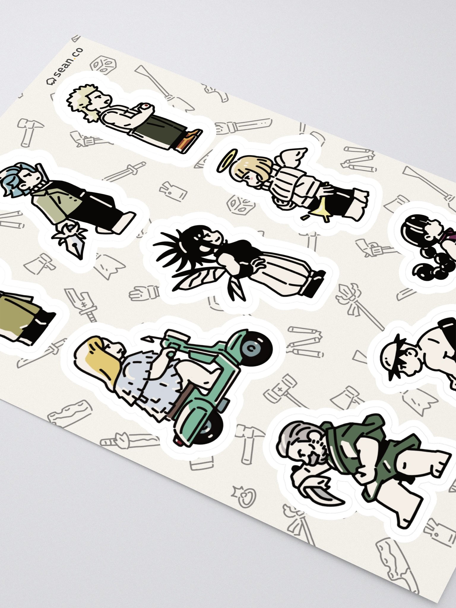 Culling Game Players 2 Jujutsu Kaisen Sticker Sheet | Reggie Iori Chizuru Remi Charles Hagane Rokujushi Yorozu Hana product image (2)