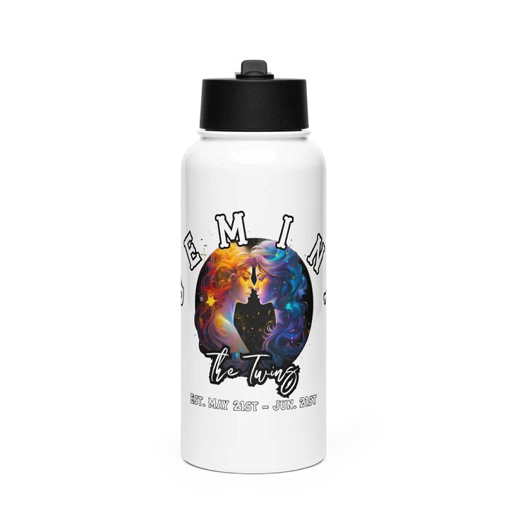 Gemini - Zodiac Sports Stainless Steel Water Bottle product image (1)