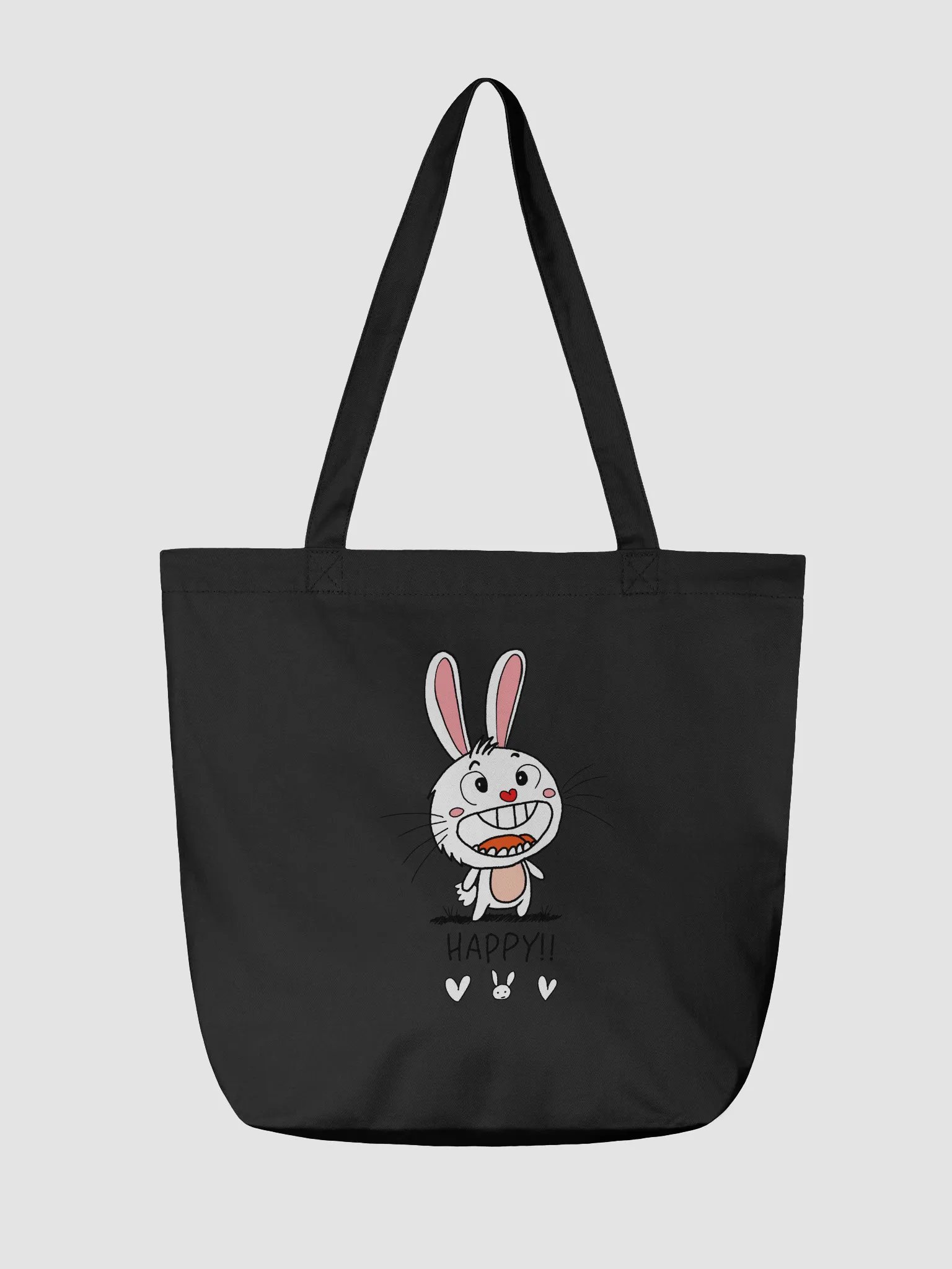 Smiling Bunny Eco Tote product image (4)