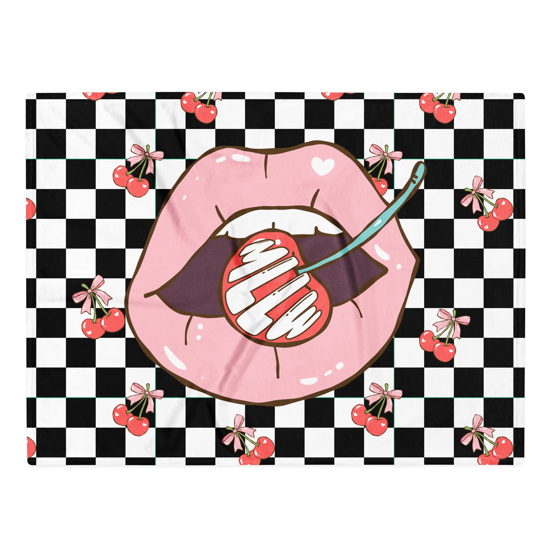 MLLW Cherry Bomb Throw Blanket product image (2)