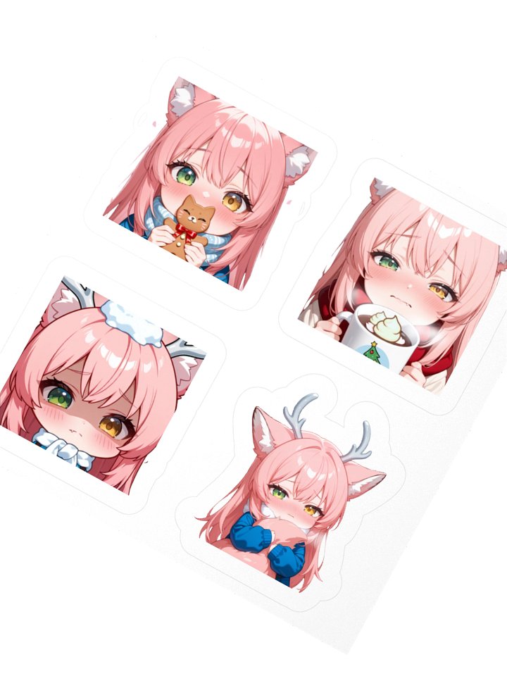 Cozy Winter Fox Sticker Pack product image (2)