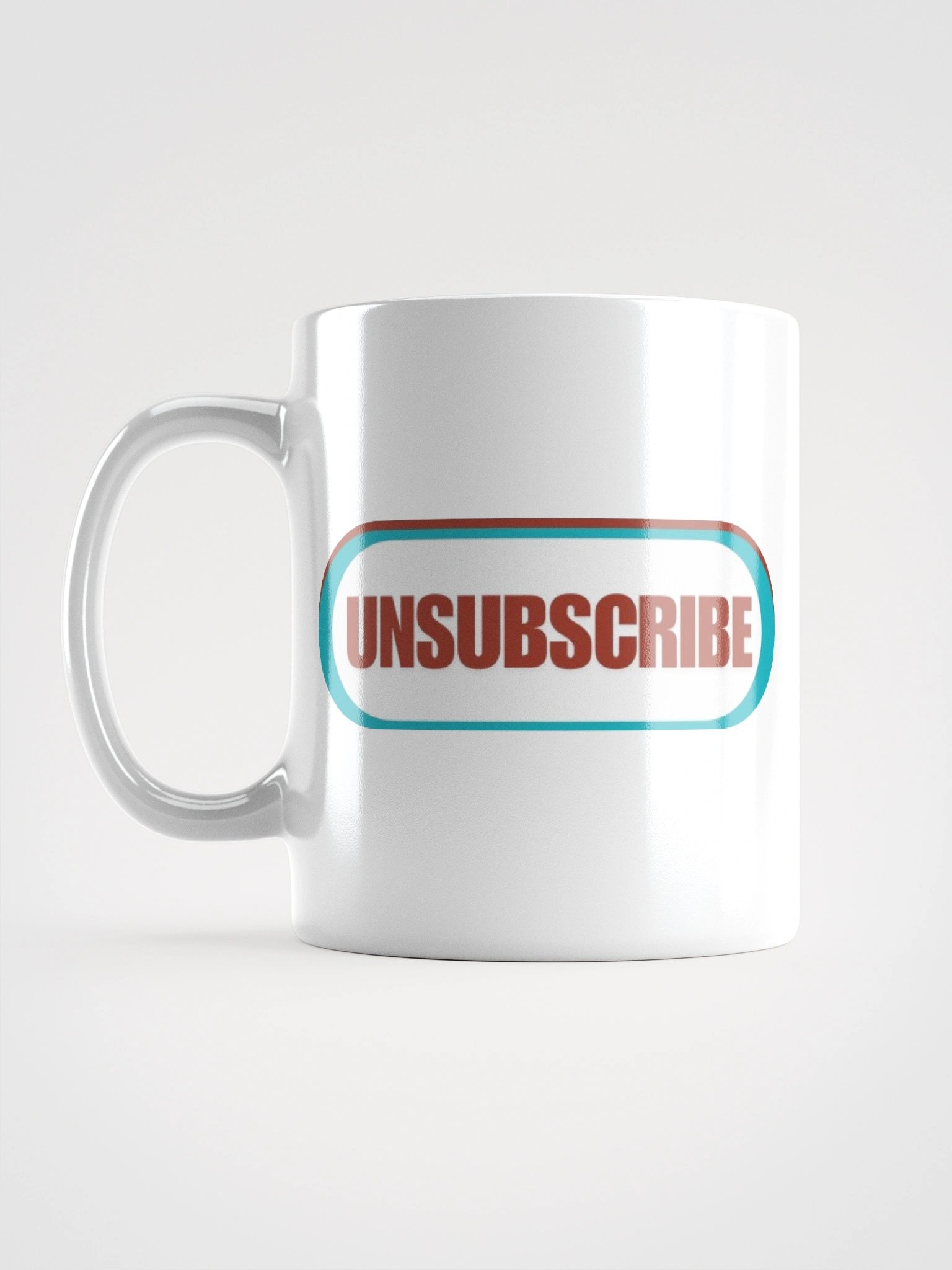Unsubscribe | White Glossy Mug by Mugz product image (1)